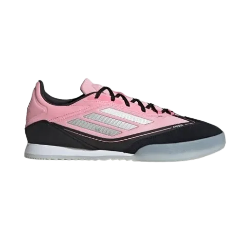 Adidas Men's F50 Messi Freestyle Soccer Shoes - Light Pink / Silver Metallic / Core Black