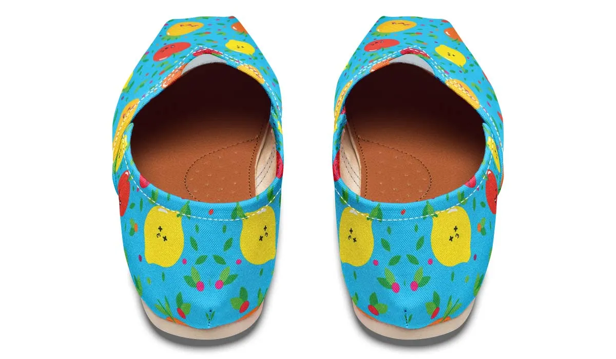 Adorable Fruit Pattern Casual Shoes