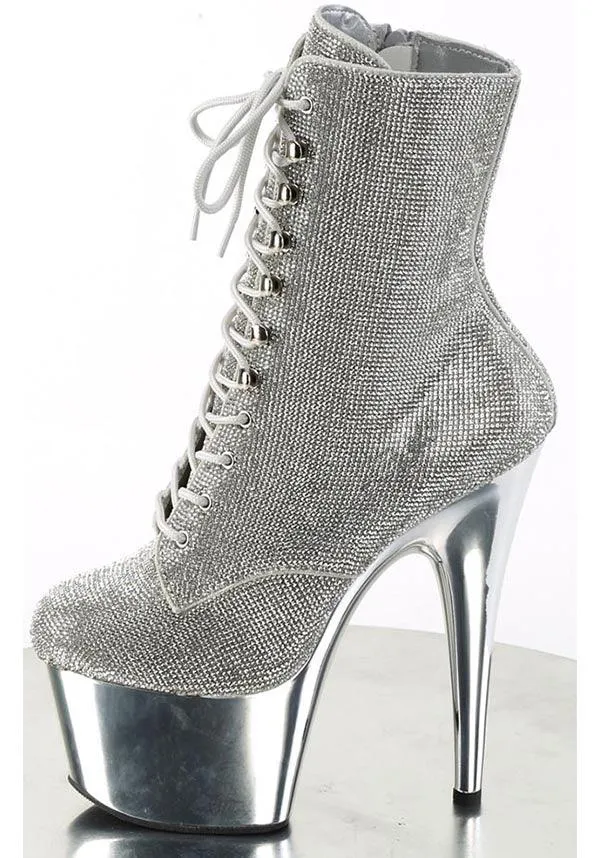 ADORE-1020CHRS [Silver RS] | PLATFORM HEELS [PREORDER]