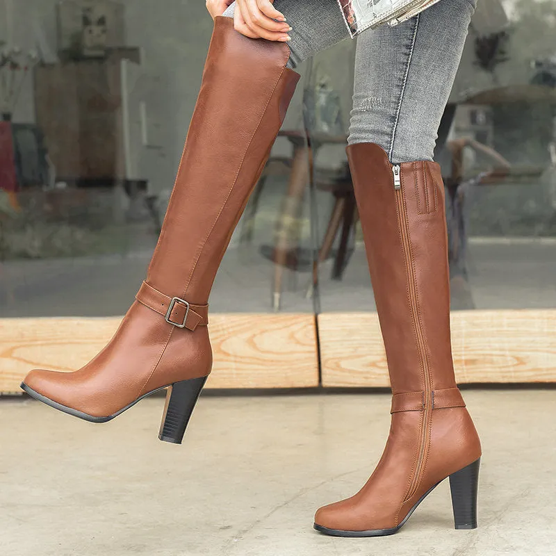 All-match tall boots