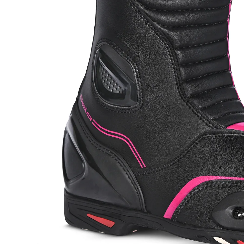 BELA Strip Lady Boots - Racing Boots - Black Pink