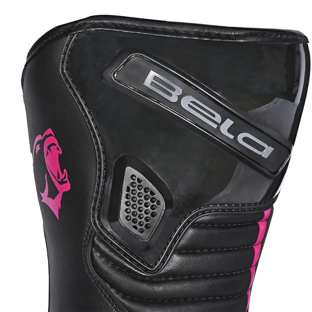 BELA Strip Lady Boots - Racing Boots - Black Pink