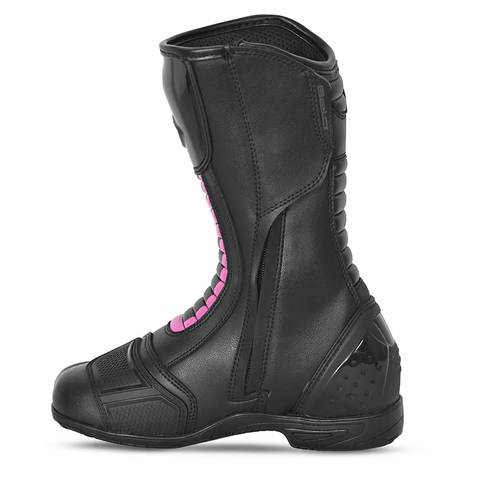 BELA Strip Lady Boots - Racing Boots - Black Pink