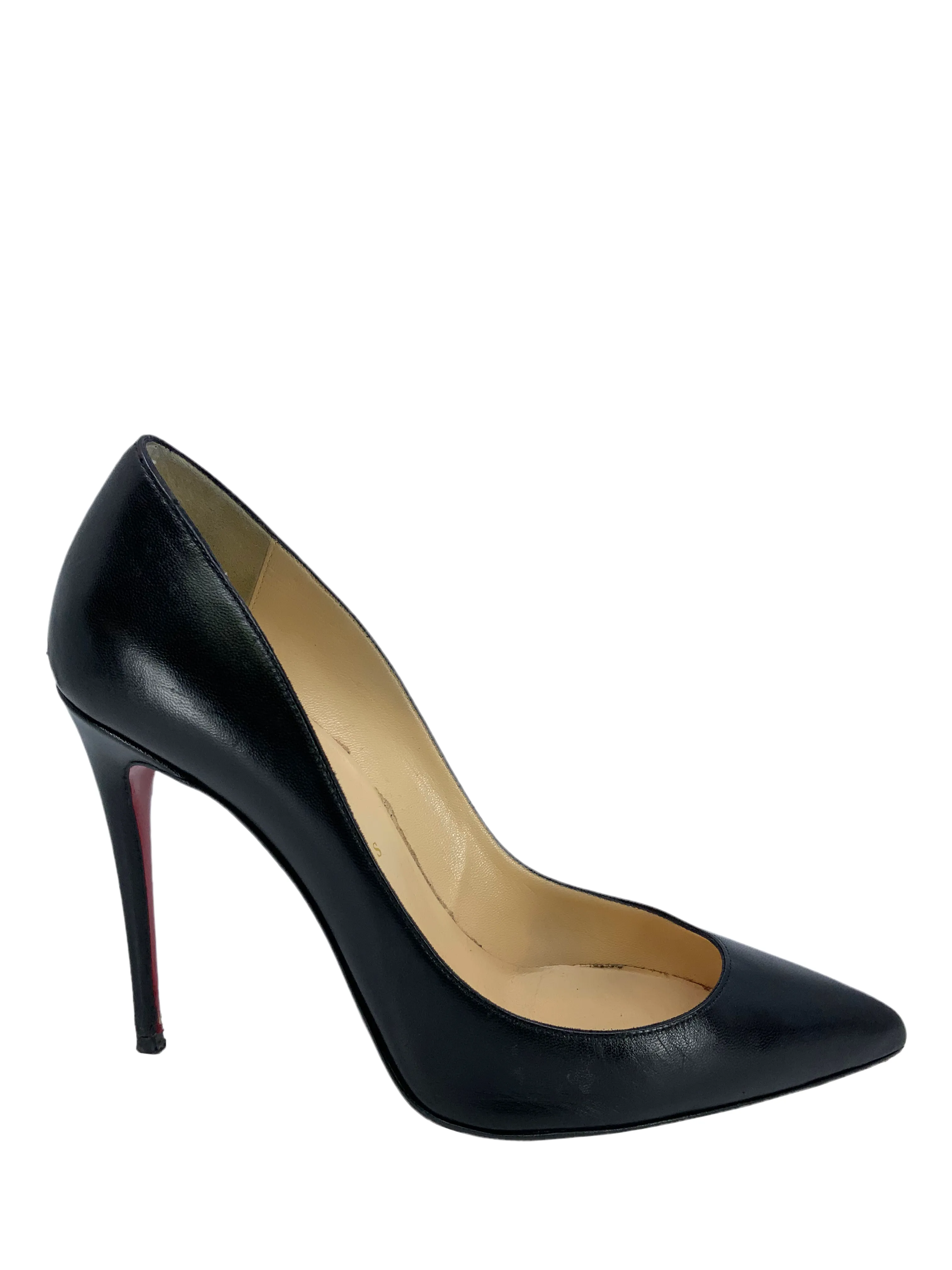 Christian Louboutin Leather Point-Toe Pump Size 7