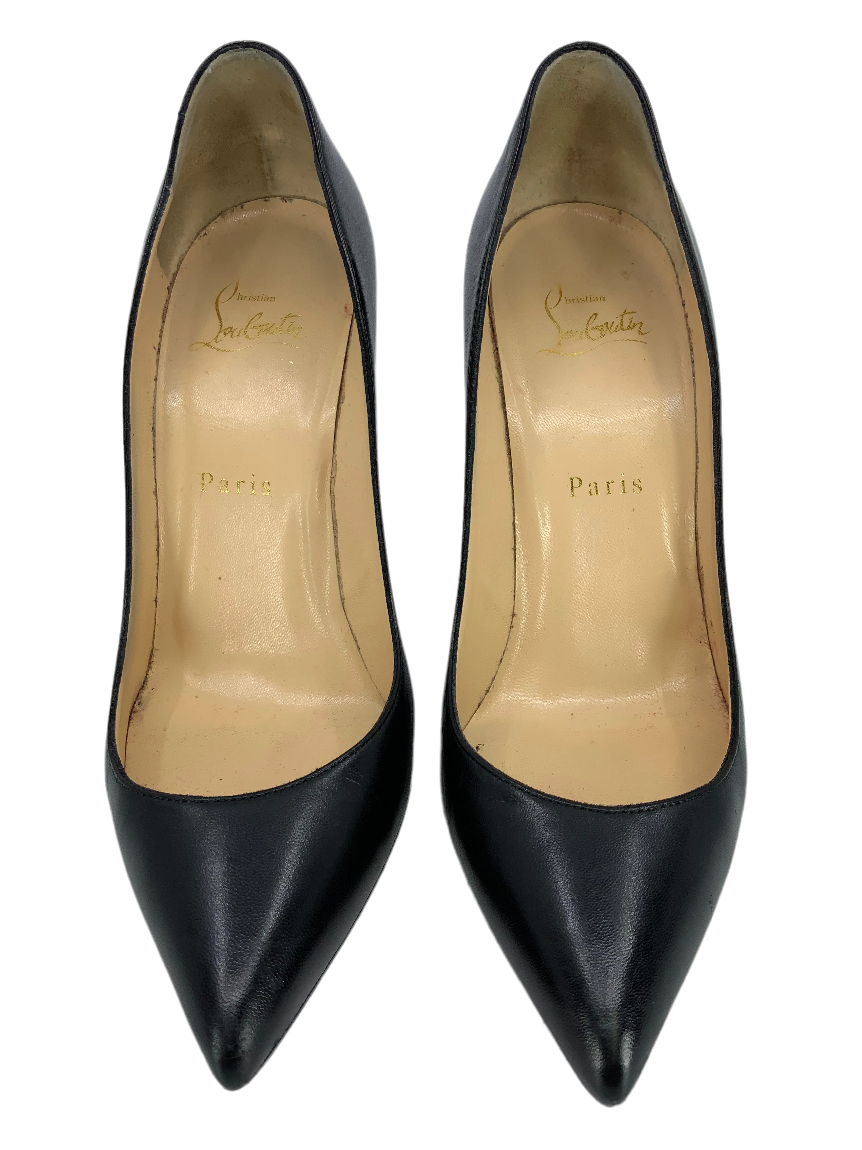 Christian Louboutin Leather Point-Toe Pump Size 7