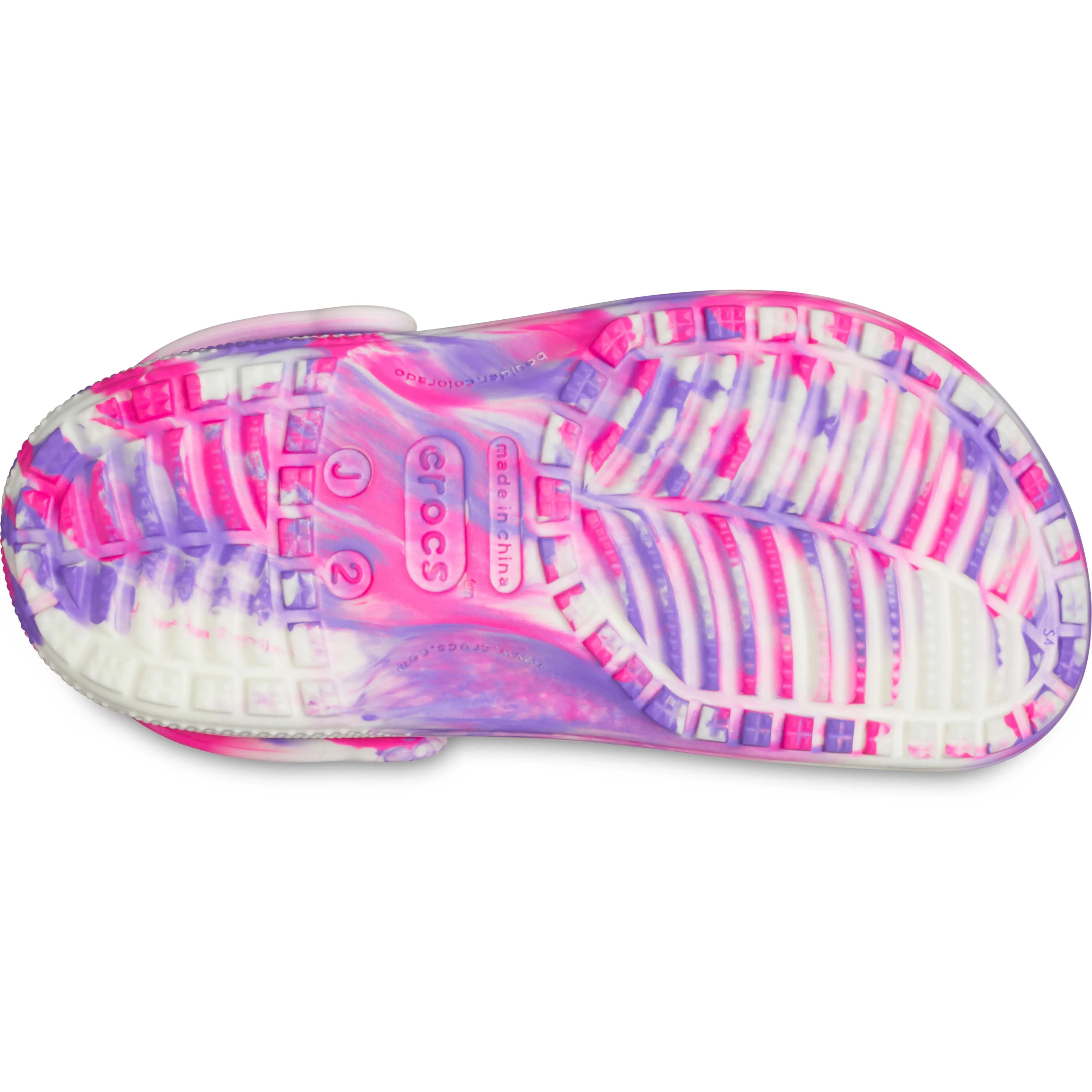 Crocs Classic Glow Marbled Kids Clog