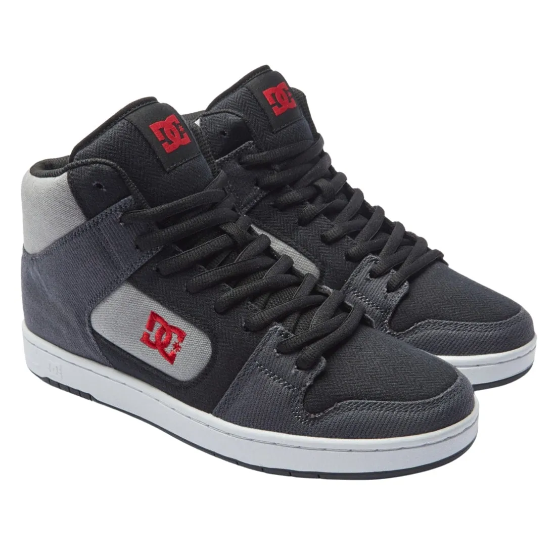 DC Manteca 4 High Top Zero Waste Shoes - Black/Red/Grey