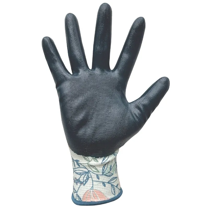 Digz S Nitrile Multicolored Gardening Gloves