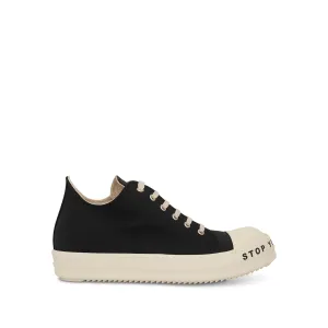 DRKSHDW Low Woven Sneakers in Black/Milk