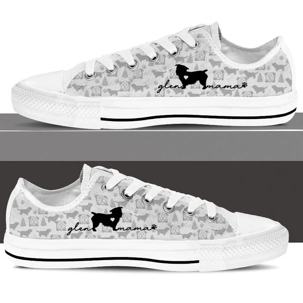 Glen Of Imaal Terrier Low Top, Dog Printed Shoes, Canvas Shoes For Men, Women