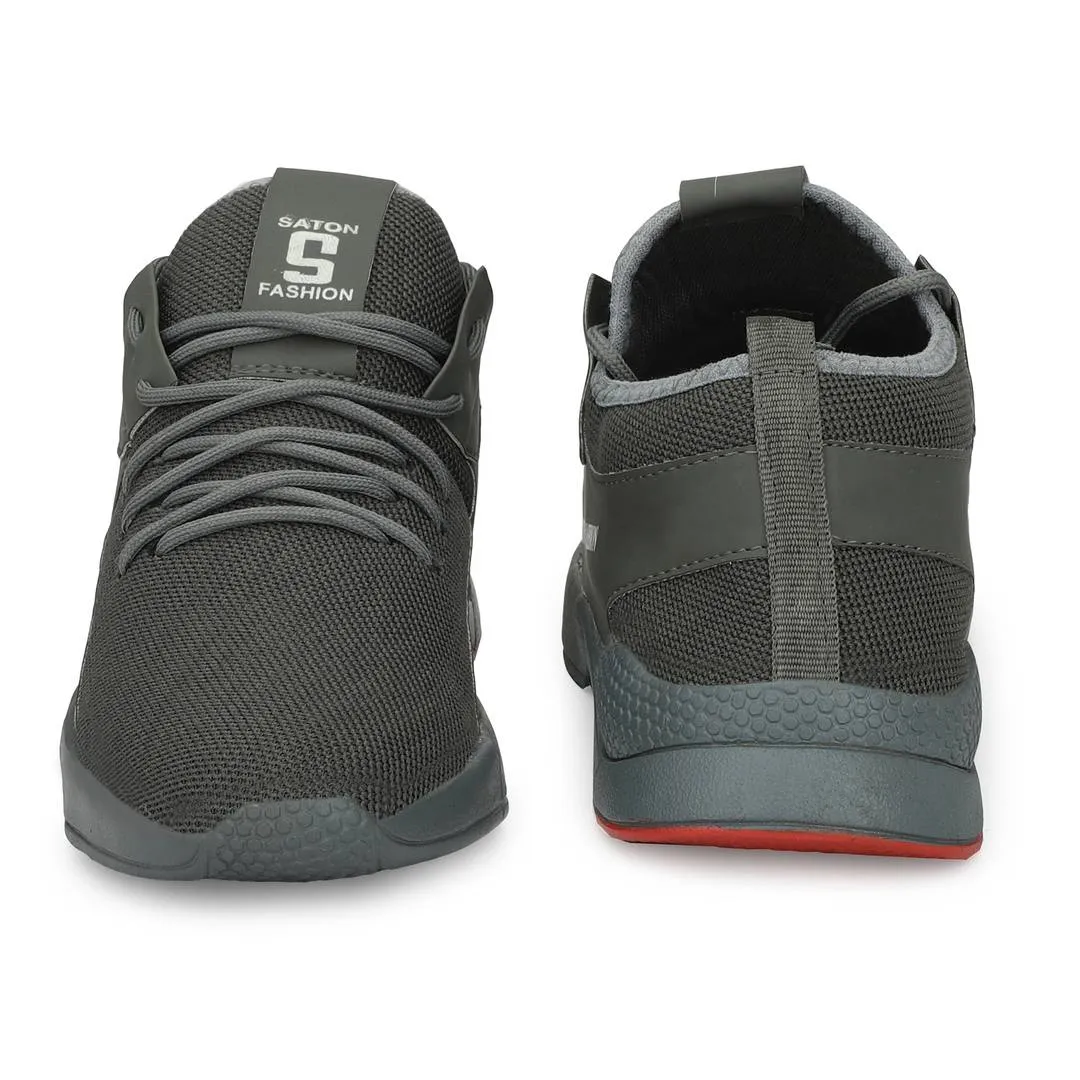 Grey Trending Sports Shoes For Outdoor Exercises & Games