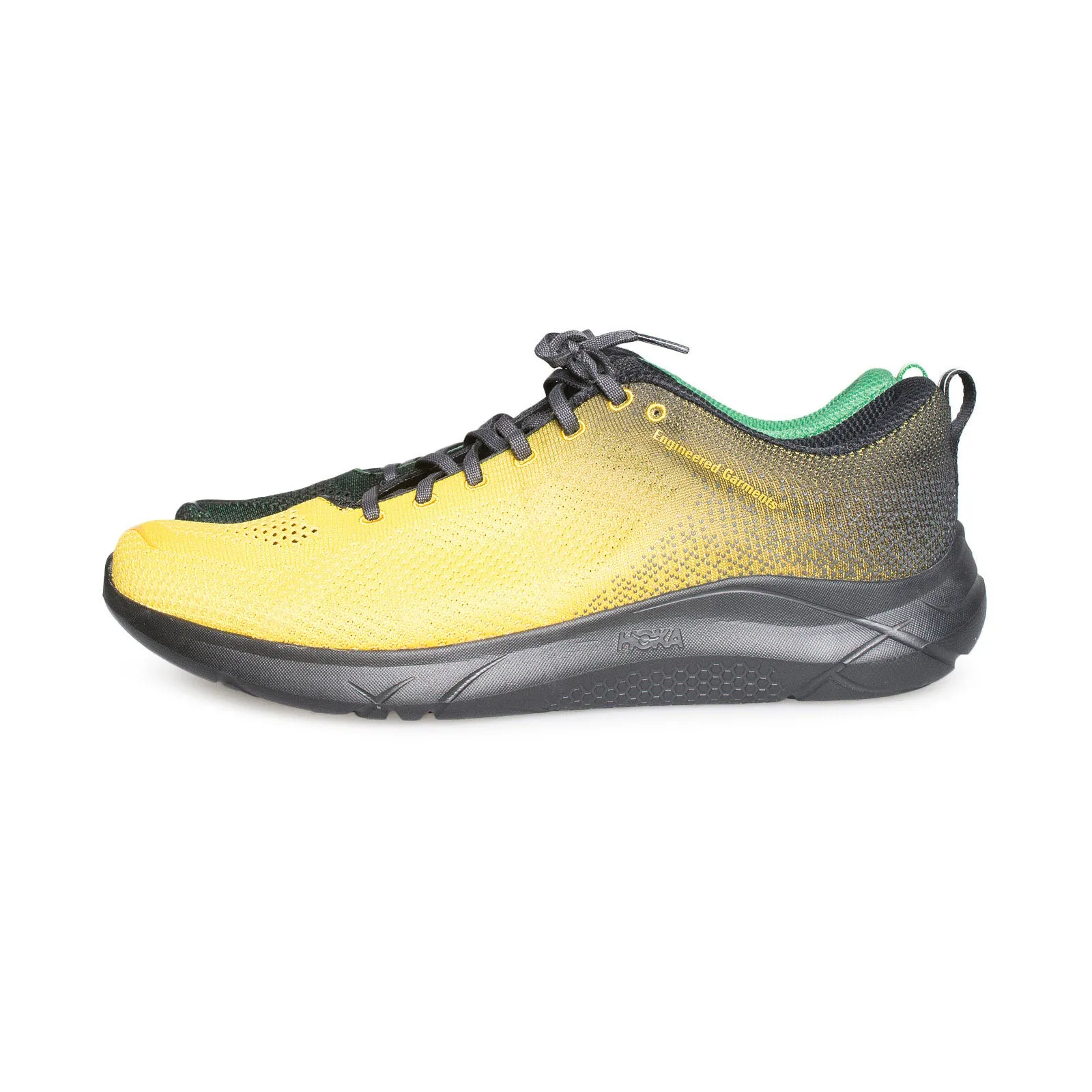 HOKA Hupana 2 EG Spectra Yellow / Amazon / Black Running Shoes - Men's