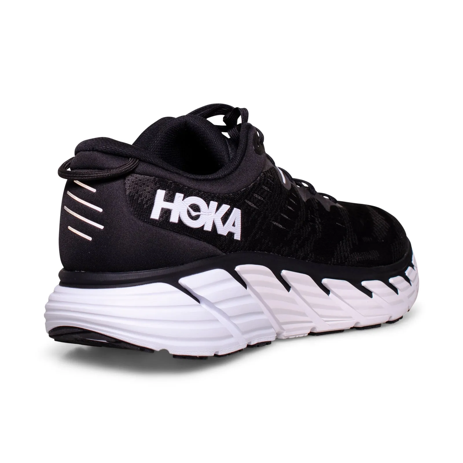 Hoka One One Gaviota 4 Black / White Running Shoes - Men's