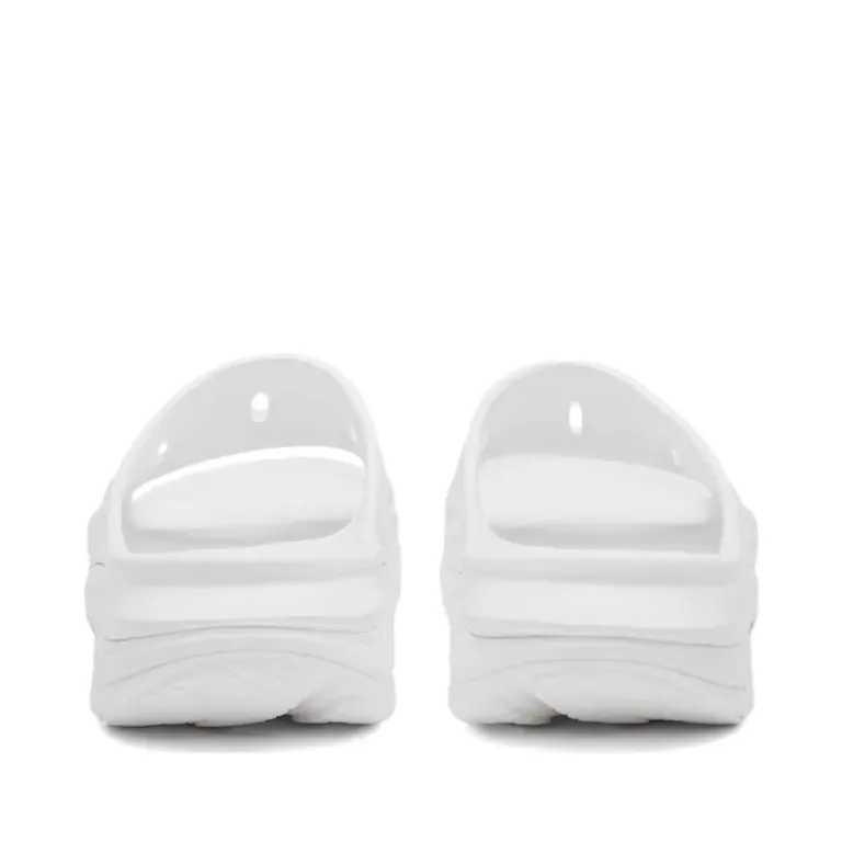 Hoka One One Ora Recovery Slide 3 flip-flops, white