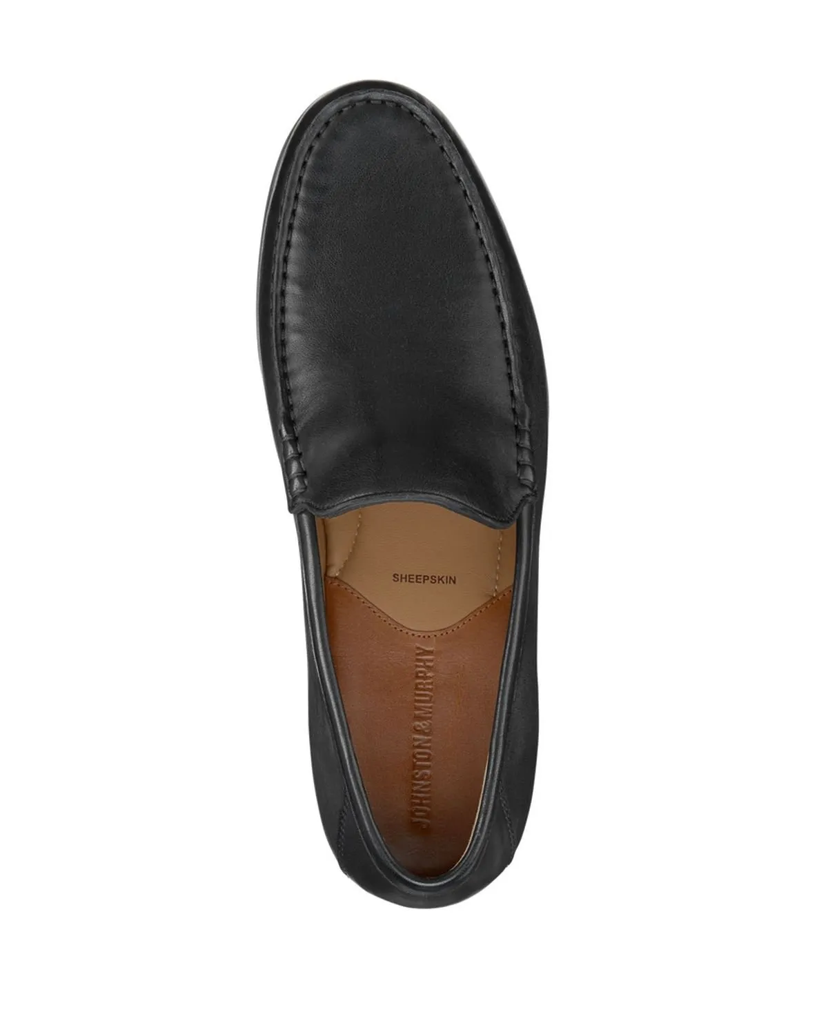 Johnston & Murphy Hawkins Men's Venetian Shoes, Black