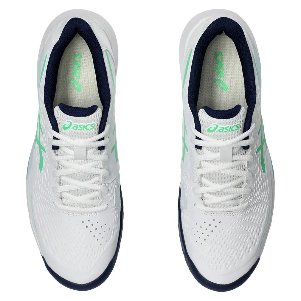 Mens Gel-Challenger 14 Tennis Shoes White and New Leaf