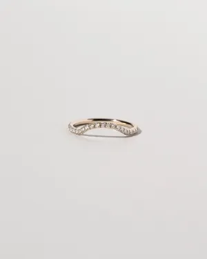 Mini Curve Band - Pavé