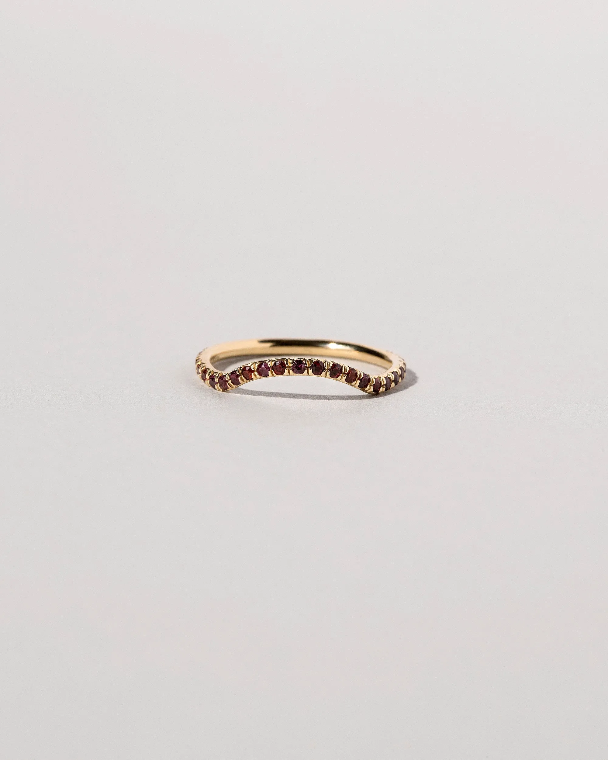 Mini Curve Band - Pavé