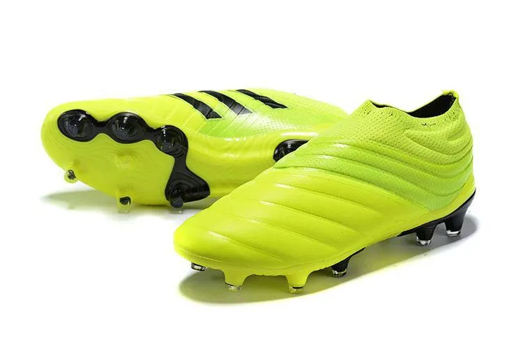 New Adidas Copa 19   FG 2019 Soccer Cleats Shoes Bright Green Black