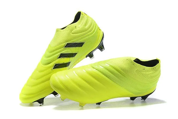 New Adidas Copa 19   FG 2019 Soccer Cleats Shoes Bright Green Black