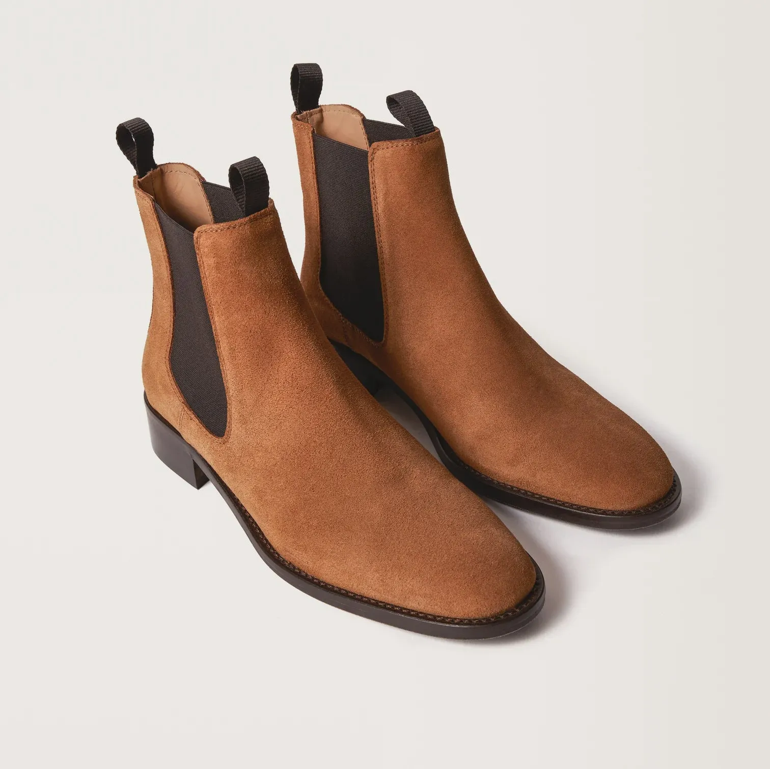 Oak boot - brown suede