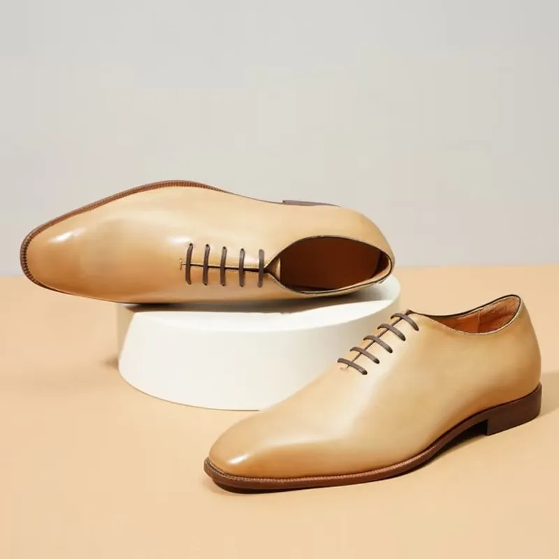 Opulent Exotic Round Toe Oxford Dress Shoes