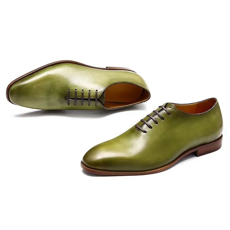 Opulent Exotic Round Toe Oxford Dress Shoes