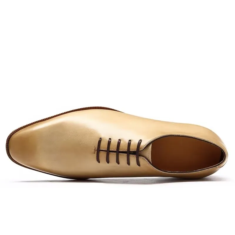 Opulent Exotic Round Toe Oxford Dress Shoes