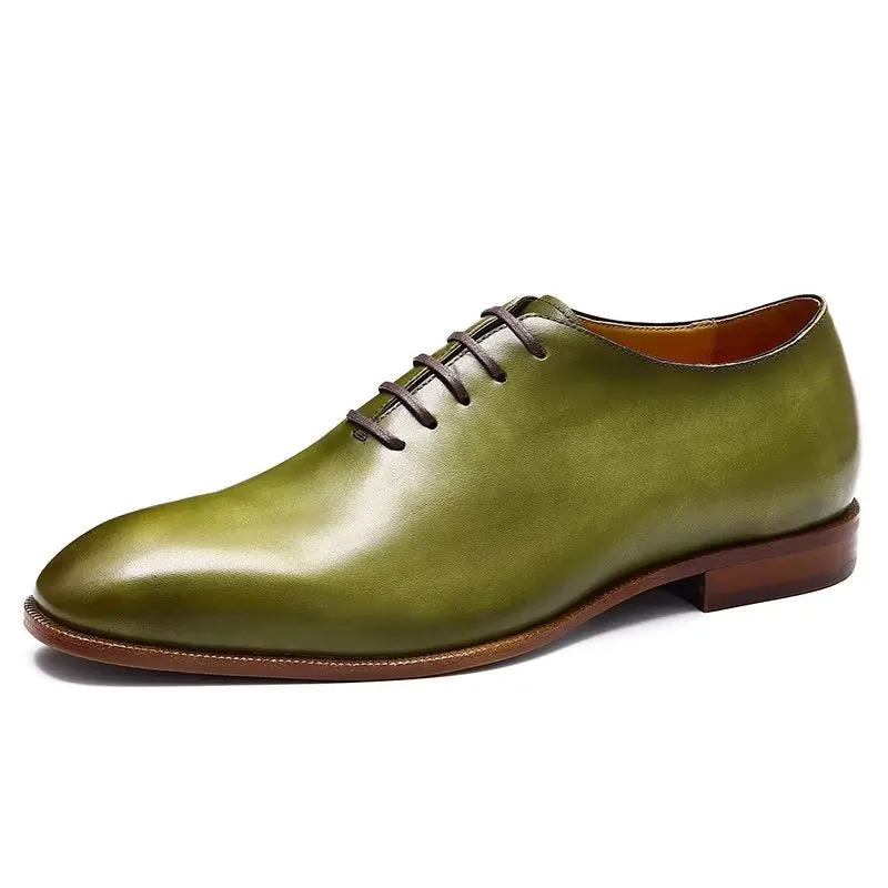 Opulent Exotic Round Toe Oxford Dress Shoes