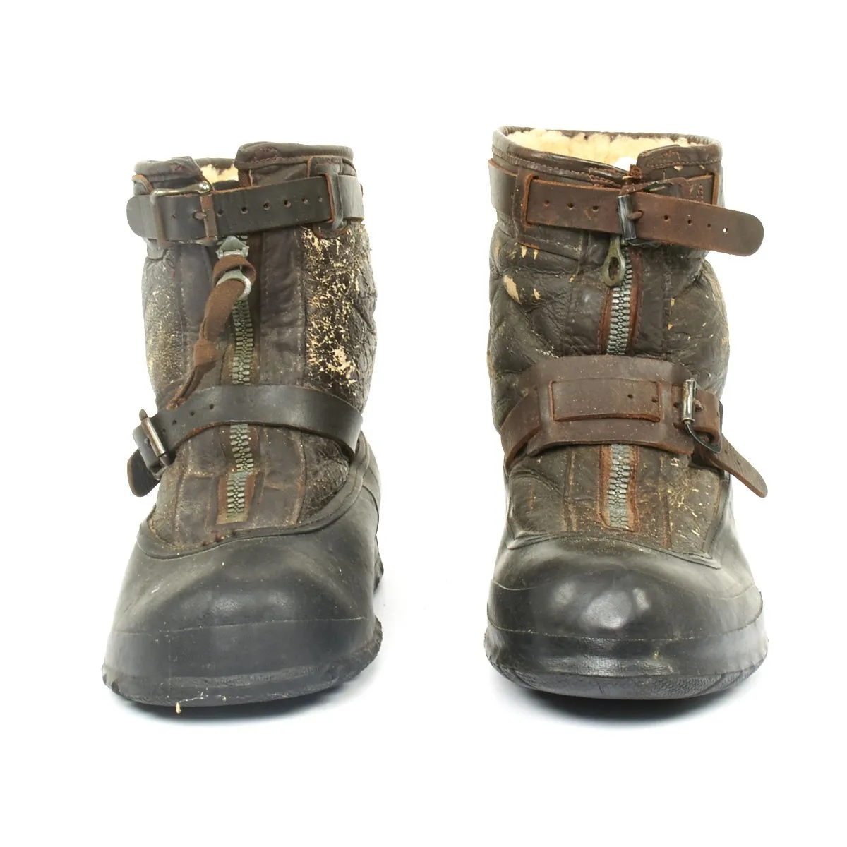 Original U.S. WWII Army Air Force Type A-6A Pilot Winter Flying Boots