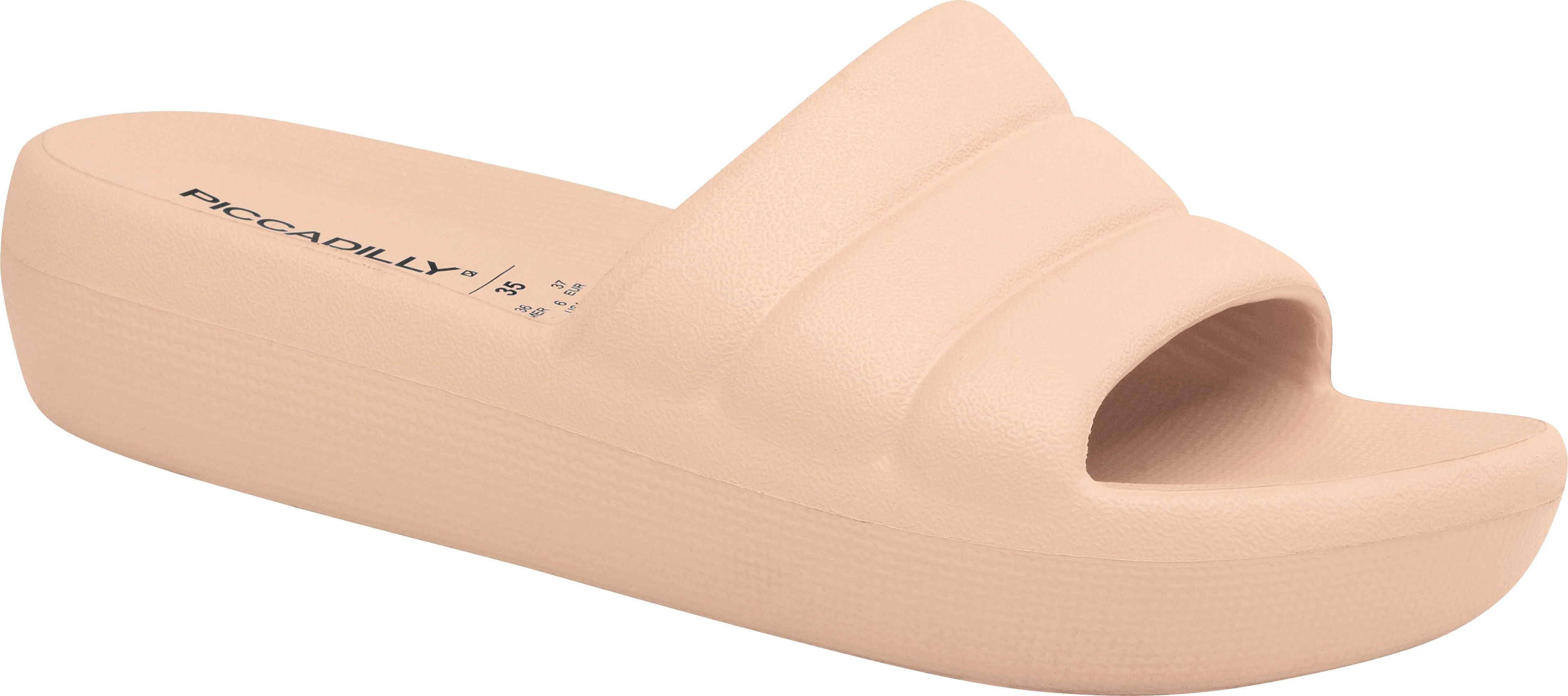 Piccadilly Ref: 222001 Women Slipper 'Marshmallow' in Sweet Rose