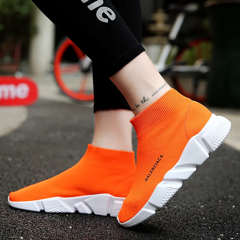 Plus size 36-44 popular young women boots fashion breathable spring and summer Brand Sneaker Comfortable light casual shoes