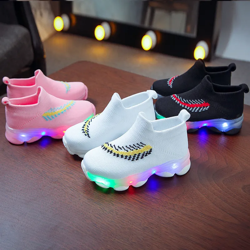 Sensor Light Led Light Socks Shoes Boys And Girls Light Shoes