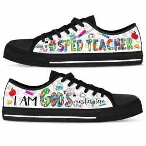 Sped Teacher Gods Masterpiece Low Top Shoes, Teacher Shoes, Low Top Sneakers