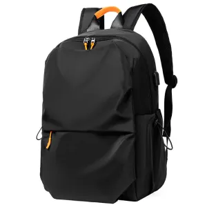 Stylish and Versatile Backpack Double Side Pocket Contrast Color Laptop Backpack Simple Backpack Custom Logo