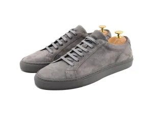 Tomlins Men's Calf Suede Low Top Sneakers - Graphite Grey