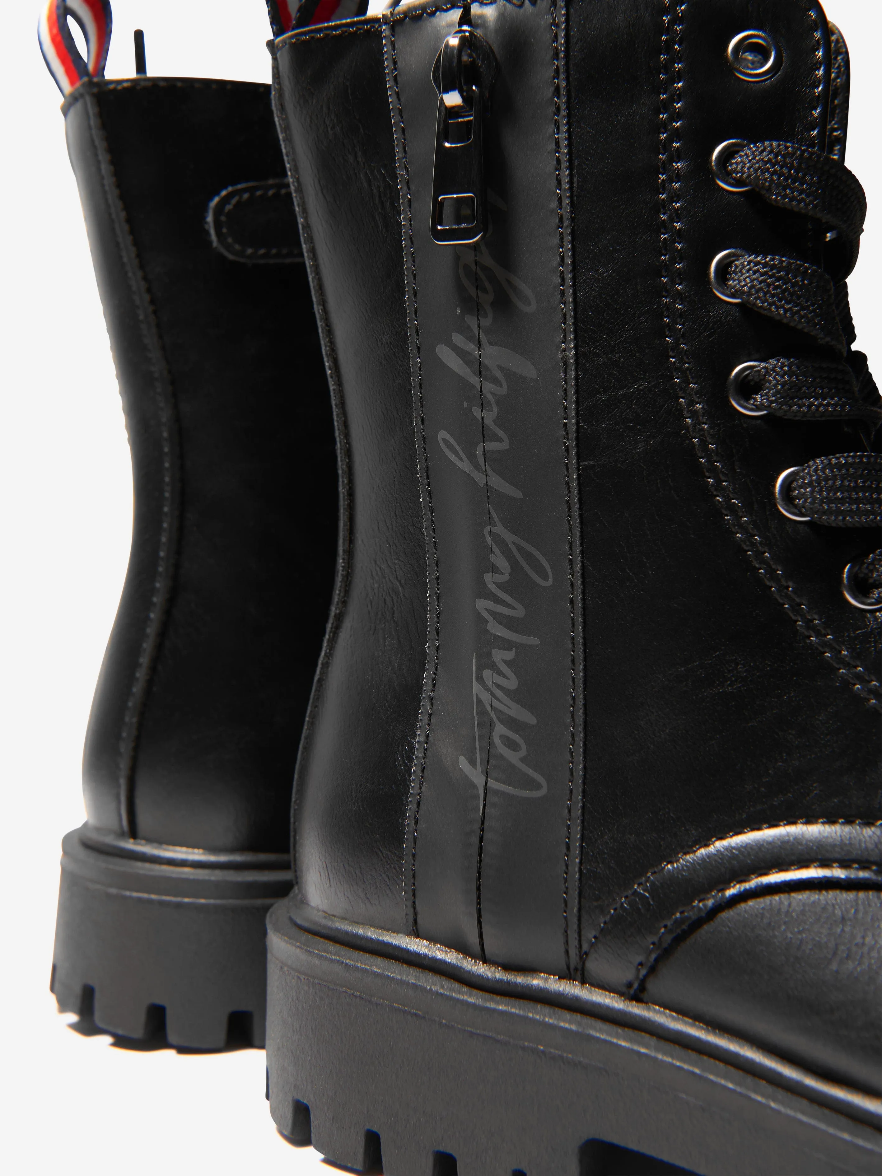 Tommy Hilfiger Girls Lace Up Boots