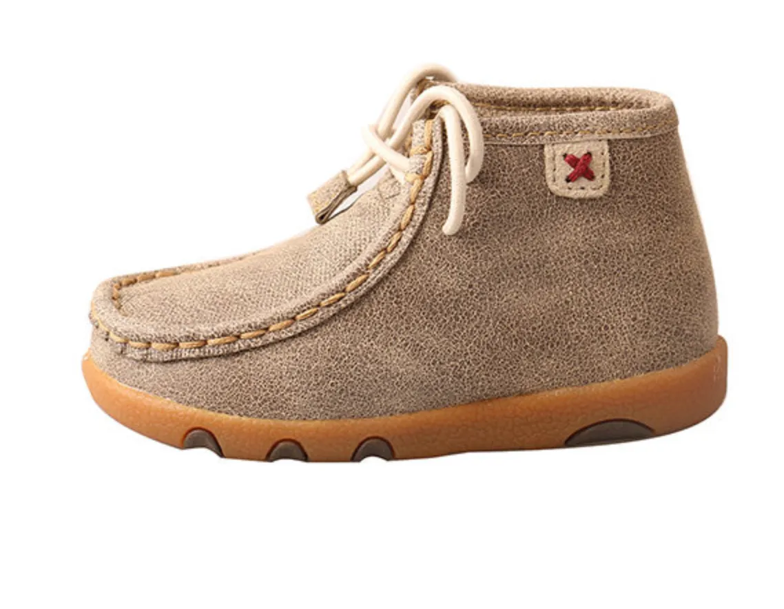 TWISTED X DUSTY TAN INFANT CHUKKA DRIVING MOC- ICA0005