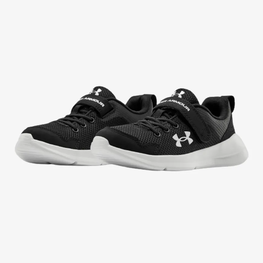 Under Armour Pre-School Essential Kids-Boys Lifestyle Espadrilles Black/White