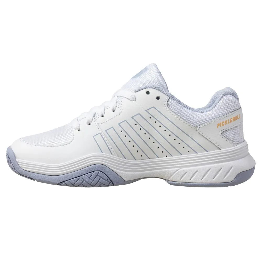 Women's Court Express Pickleball Shoes White and Heather