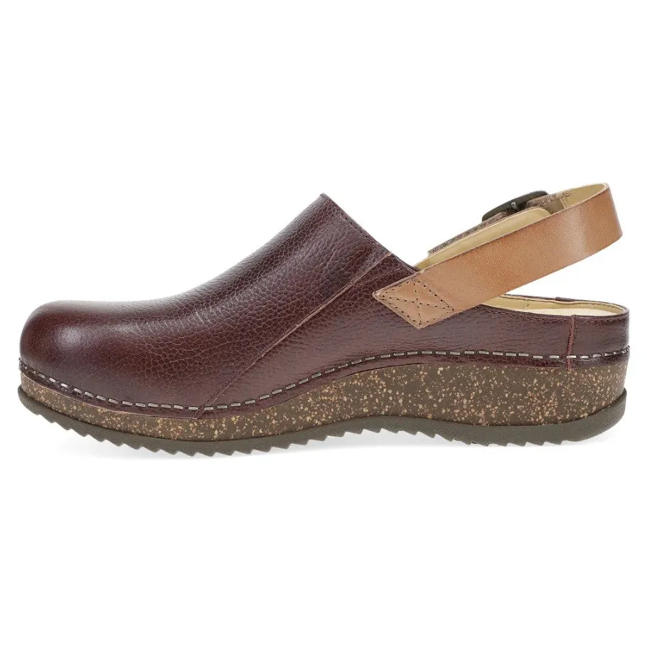 WOMEN'S DANKSO MERRIN 9605815300 COLOR: CORDOVAN MILLED MULE