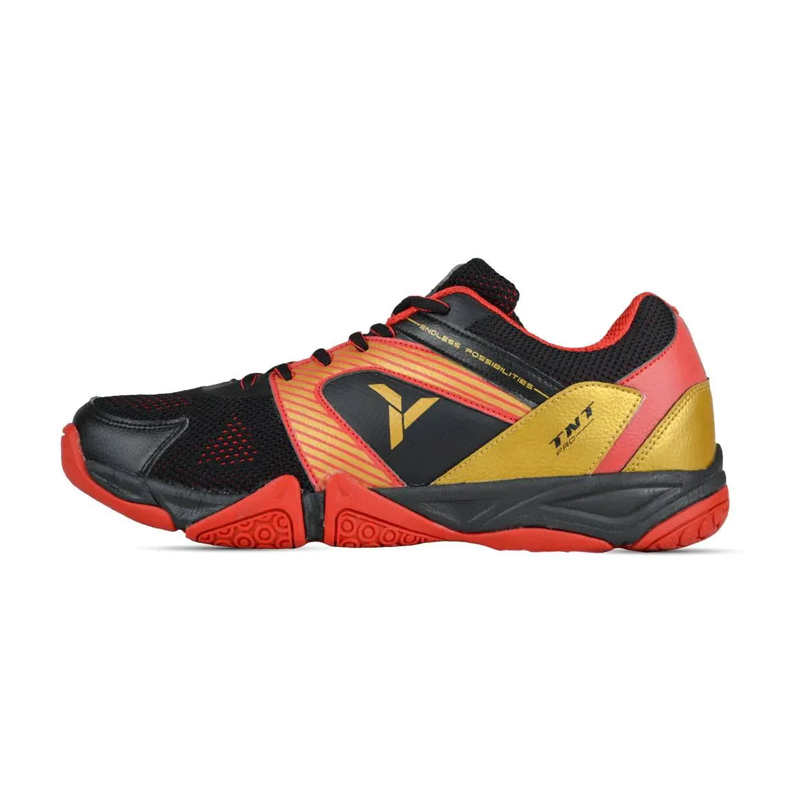 YANGYANG INDOOR SHOE , TNT- RED/GOLD